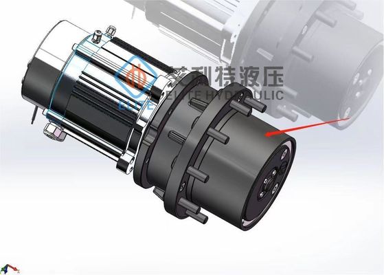 HFTE007T2/3 Electric Wheel Drive 3.3kw 7000nm Planetary Gearbox for Customized Design
