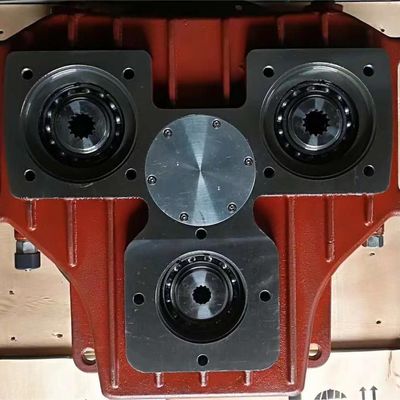 Higher Load Capacity Power Splitter Gearboxes for Electric Engines to Hydraulic Pumps