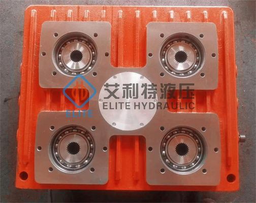 Quadruple Drive Input Multiple Pump Drives for 4 Hydraulic Pumps Different Ratios