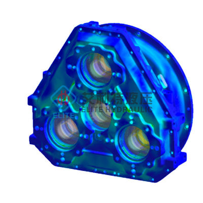 Machine Engine for Connecting Multiple Hydraulic Pumps and Changeable Drive Torque