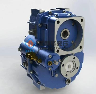 Power Splitting Hydraulic Pump Drive System with Motor and Notchless Ground Tooth Root